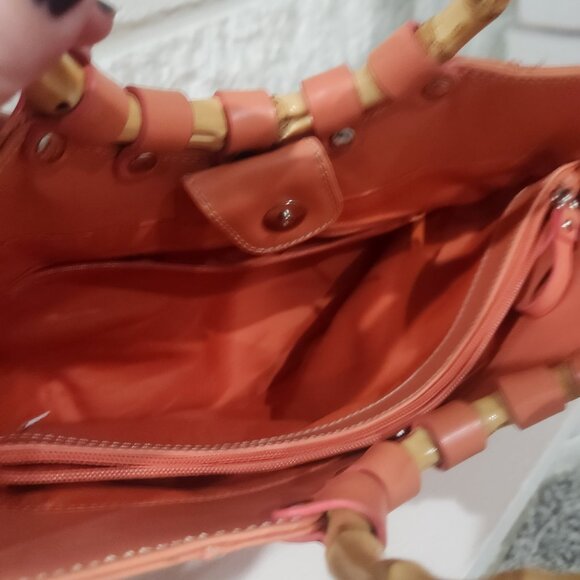 Bamboo handle purse - Picture 5 of 6